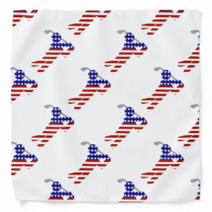 USA Patriotic MEN'S GOLF Bandana