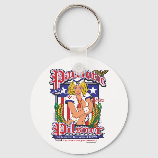USA/Patriotic Pilsner Keychain (Front)