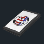 USA Patriotic SOCCER Sports Tri-fold Wallet<br><div class="desc">* Nice gift for soccer coach, soccer fans or soccer players. * Choose color of the trim and there are style options available, too. * Add background color of your choice. * Click the CUSTOMIZE button to get started. * * wallets for soccer fans * wallets for women small ideas...</div>