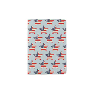 USA Patriotic Stars and Stripes Passport Holder
