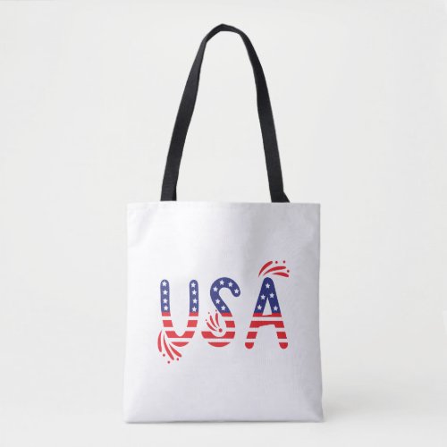 USA Patriotic  Tote Bag