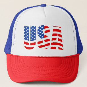USA Patriotic Trucker Hat