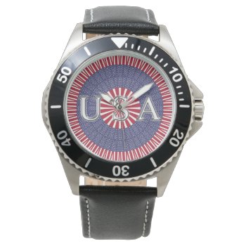 Usa Patriotic Watch by usadesignstore at Zazzle