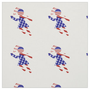 USA Patriotic WOMEN'S TENNIS Fabric