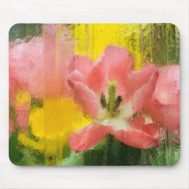 USA, Pennsylvania. Abstract tulip impression Mouse Pad (Front)