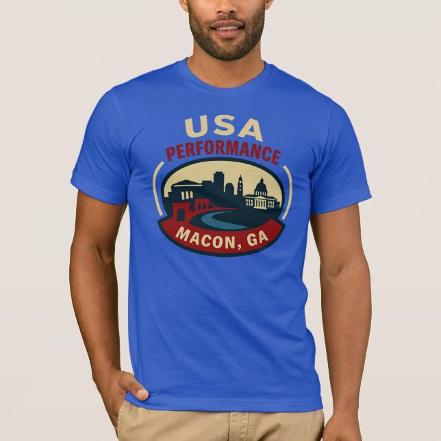 USA Performance Macon T-Shirt (Front)