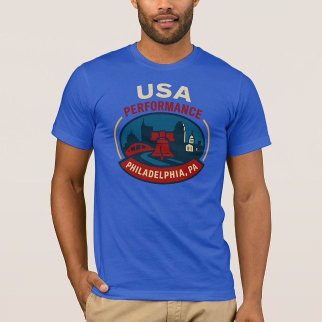 USA Performance Philadelphia T-Shirt (Front)
