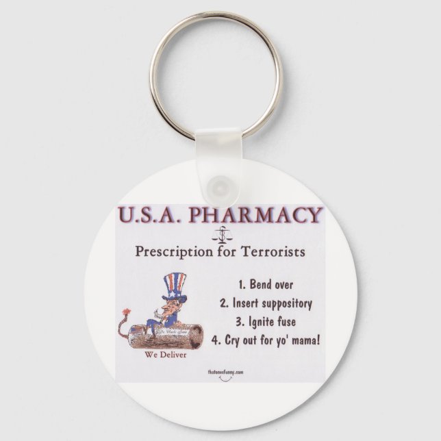 USA Pharmacy Keychain (Front)