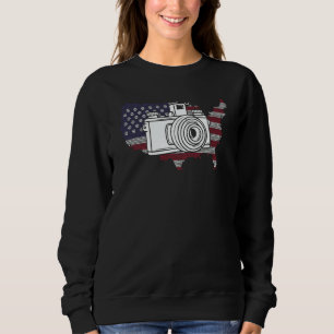 USA Photography Camera Picture Image Resolution Ph Sweatshirt