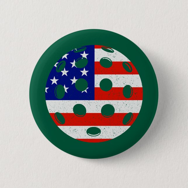 usa pickleball button (Front)