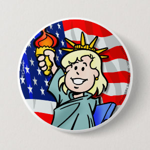USA PINBACK BUTTON