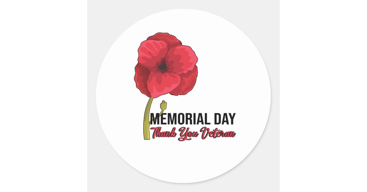 Lest We Forget Remembrance Day Sticker Poppy Flower FREE 1st