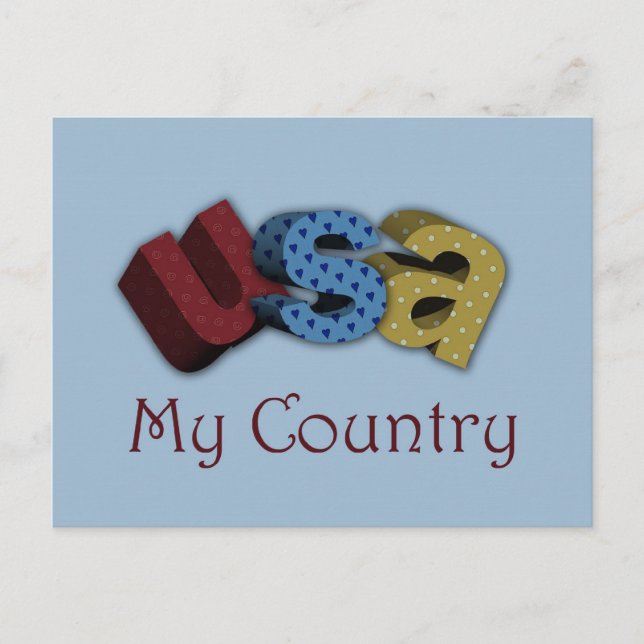 USA POSTCARD (Front)