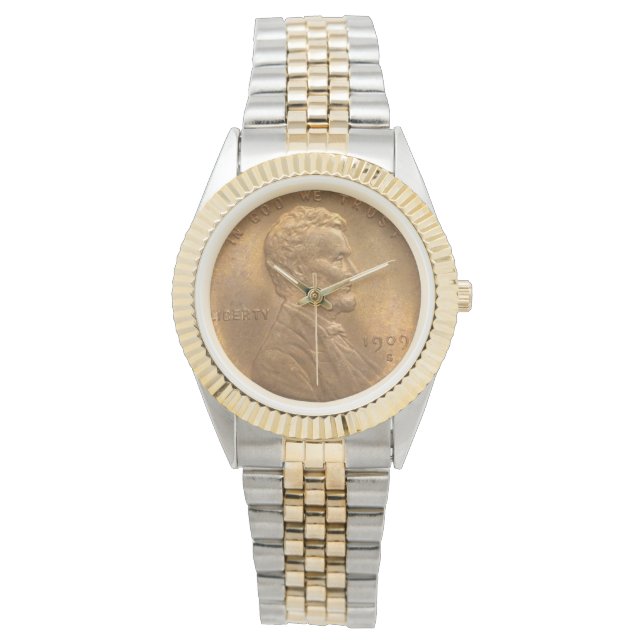 USA President Abraham Lincoln Penny 1909 Watch (Front)