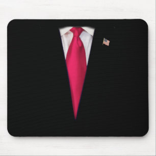 Usa President Trump Suit Easy Halloween Costume  Mouse Pad