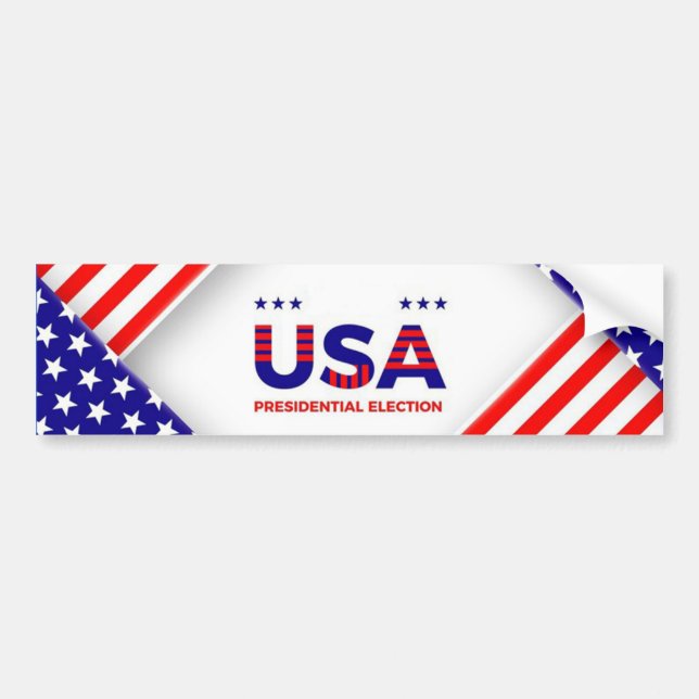 USA Presidential Election Bumper Sticker (Front)