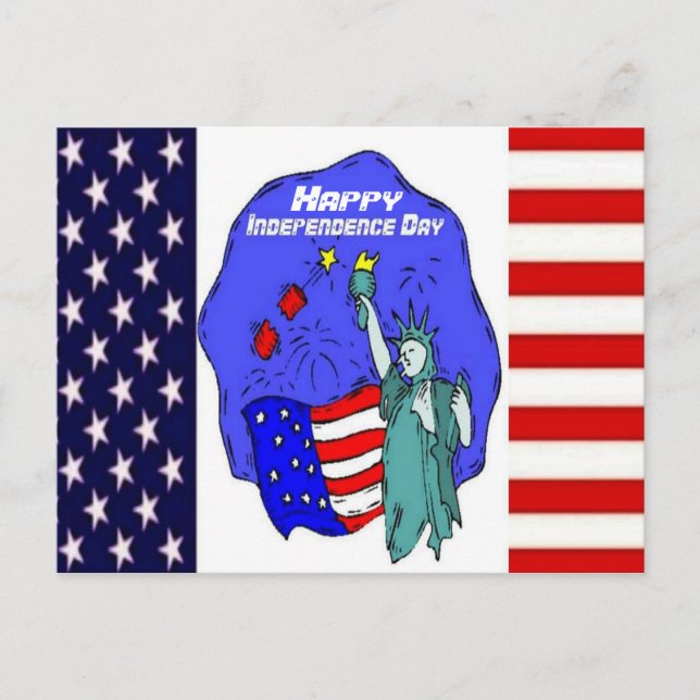 USA Pride - Independence Day Postcard (Front)