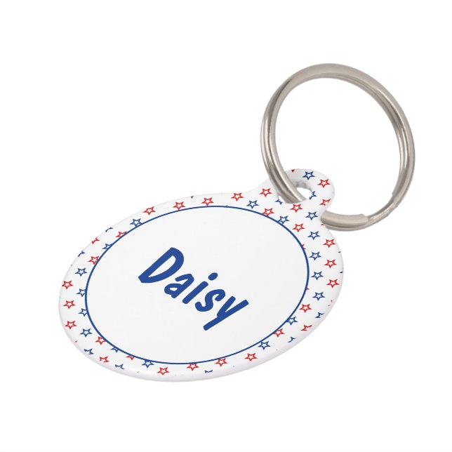 USA Pride Pet ID Tag (Side)