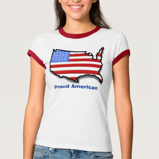 USA, Proud American T-Shirt | Zazzle
