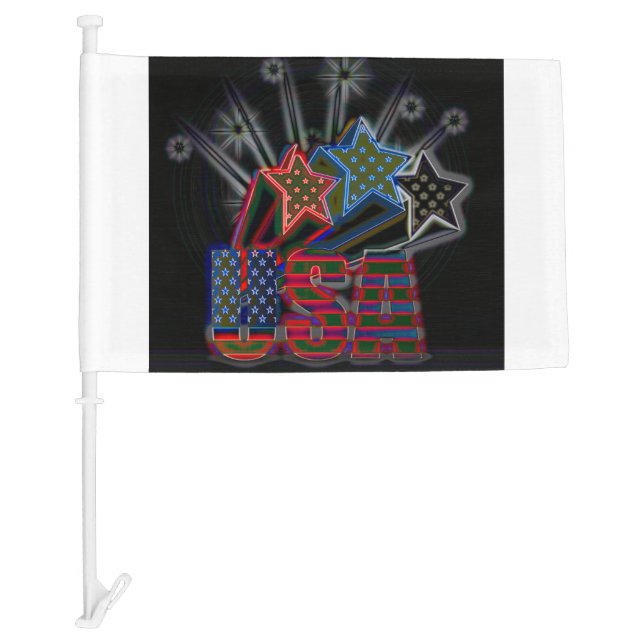USA Proud   Car Flag (Front)