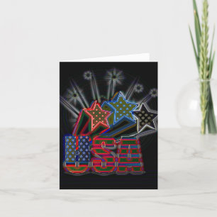 USA Proud  Thank You Card