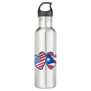 USA-PUERTO-RICO STAINLESS STEEL WATER BOTTLE