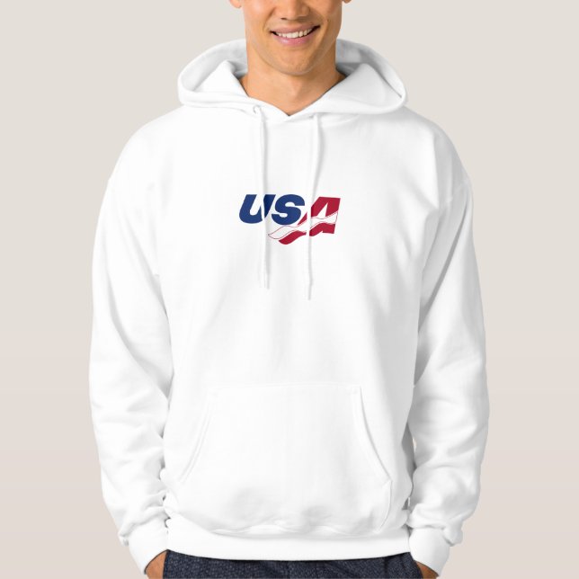USA Racquetball Hooded Sweatshirt (Front)
