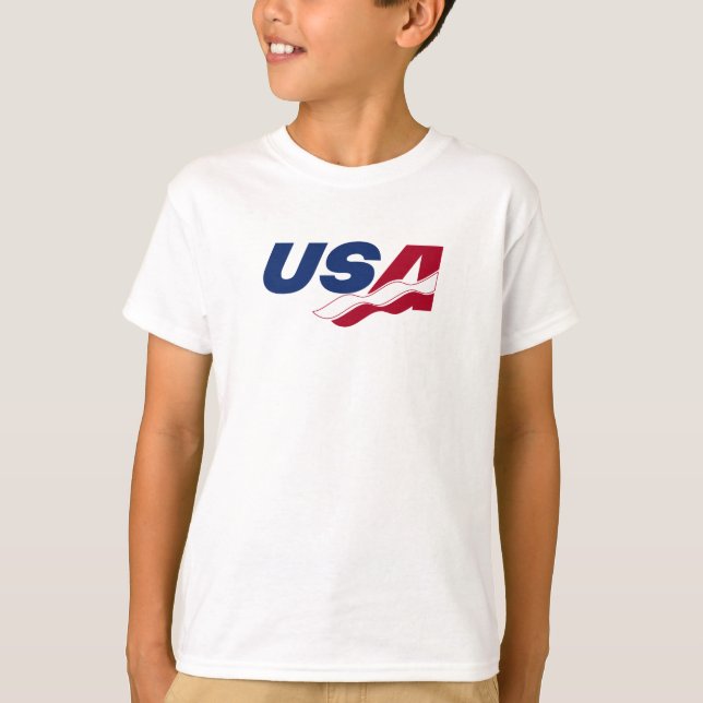 USA Racquetball Kids Tee Shirt (Front)