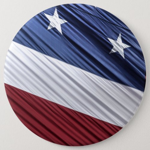 USA Red White and Blue American Patriotic Flag Button