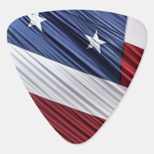 USA Red, White and Blue American Patriotic Flag Guitar Pick