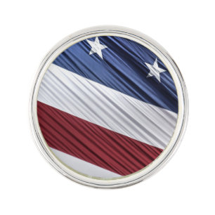 USA Red, White and Blue American Patriotic Flag Lapel Pin