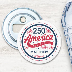 USA Red White and Blue America's 250th Anniversary Bottle Opener