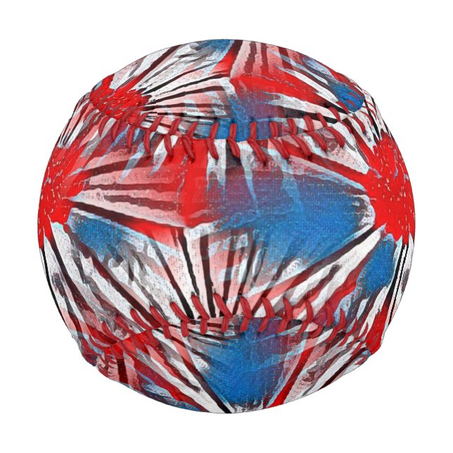 USA Red white and Blue Baseball (Front)