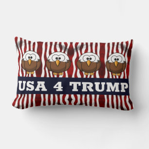 USA, Red, White and Blue, Eagle, Election Pillow