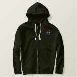 USA Red, White, and Blue Hoodie