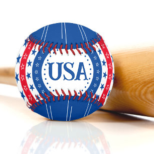 America - July 4th Baseball Jersey — Merry. Happy. Congrats. — Merry.  Happy. Congrats.