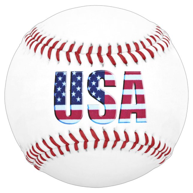 USA Red White Blue Softball (Front)