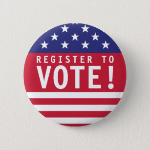USA Register to Vote Button