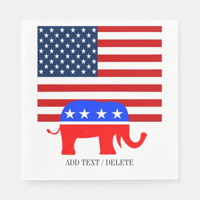 USA Republican Napkins (Front)