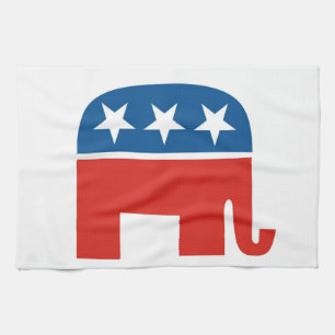 usa republicans party elephant united states towel