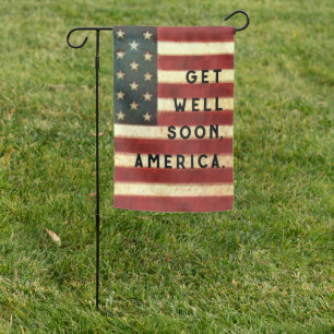 USA Resist Protest Save Democracy 2026 Garden Flag
