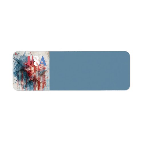 USA Return Address Label