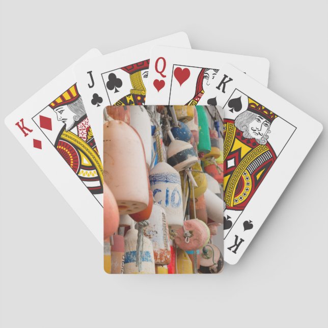 USA, Rhode Island, Block Island Poker Cards (Back)