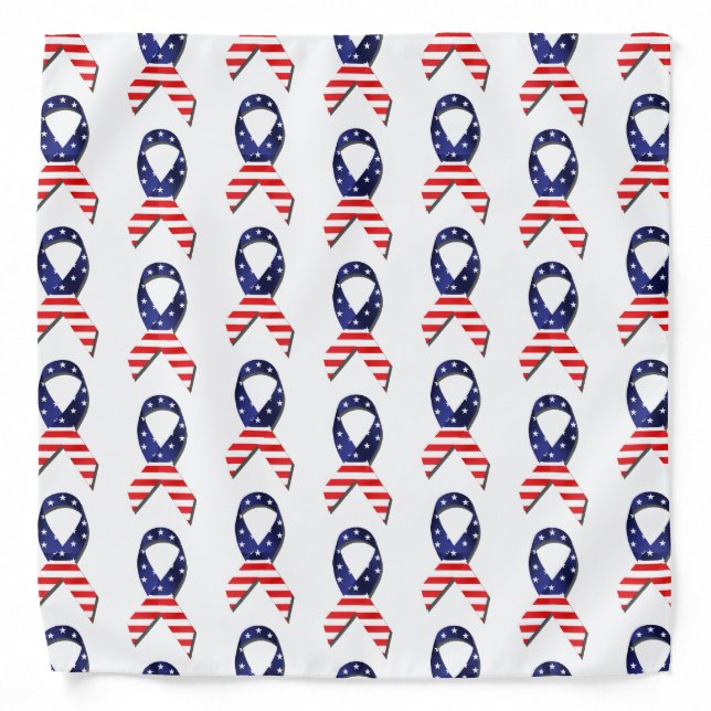 USA Ribbon Bandana (Front)