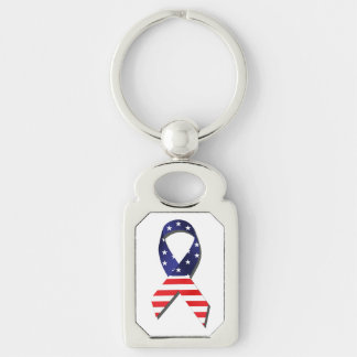 USA Ribbon Keychain