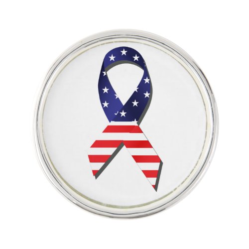 USA Ribbon Lapel Pin