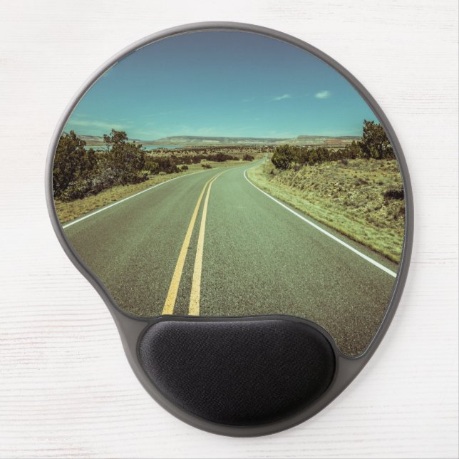 USA Road Trip Landscape Photo Gel Mouse Pad (Front)