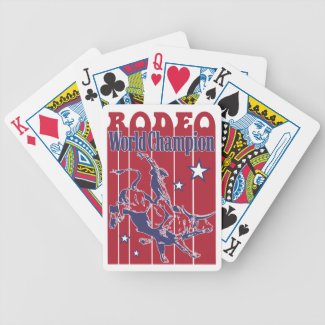 USA rodeo world champion Bicycle Playing Cards