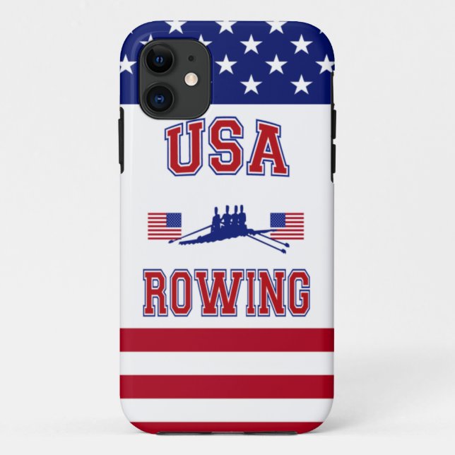 USA Rowing Case-Mate iPhone Case (Back)