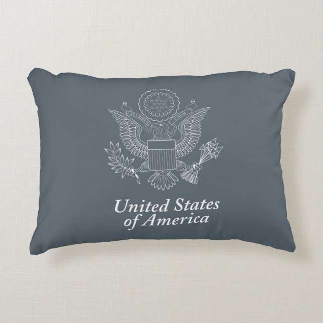 USA seal Accent Pillow (Front)
